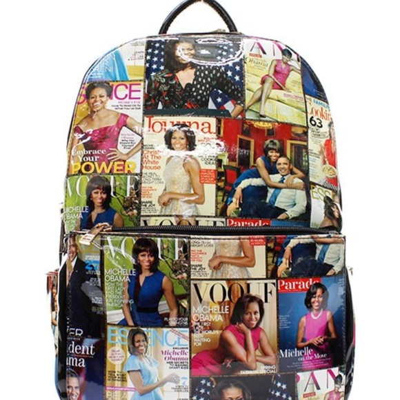 Obama magazine Handbags - Michell Obama Magazine Backpack
